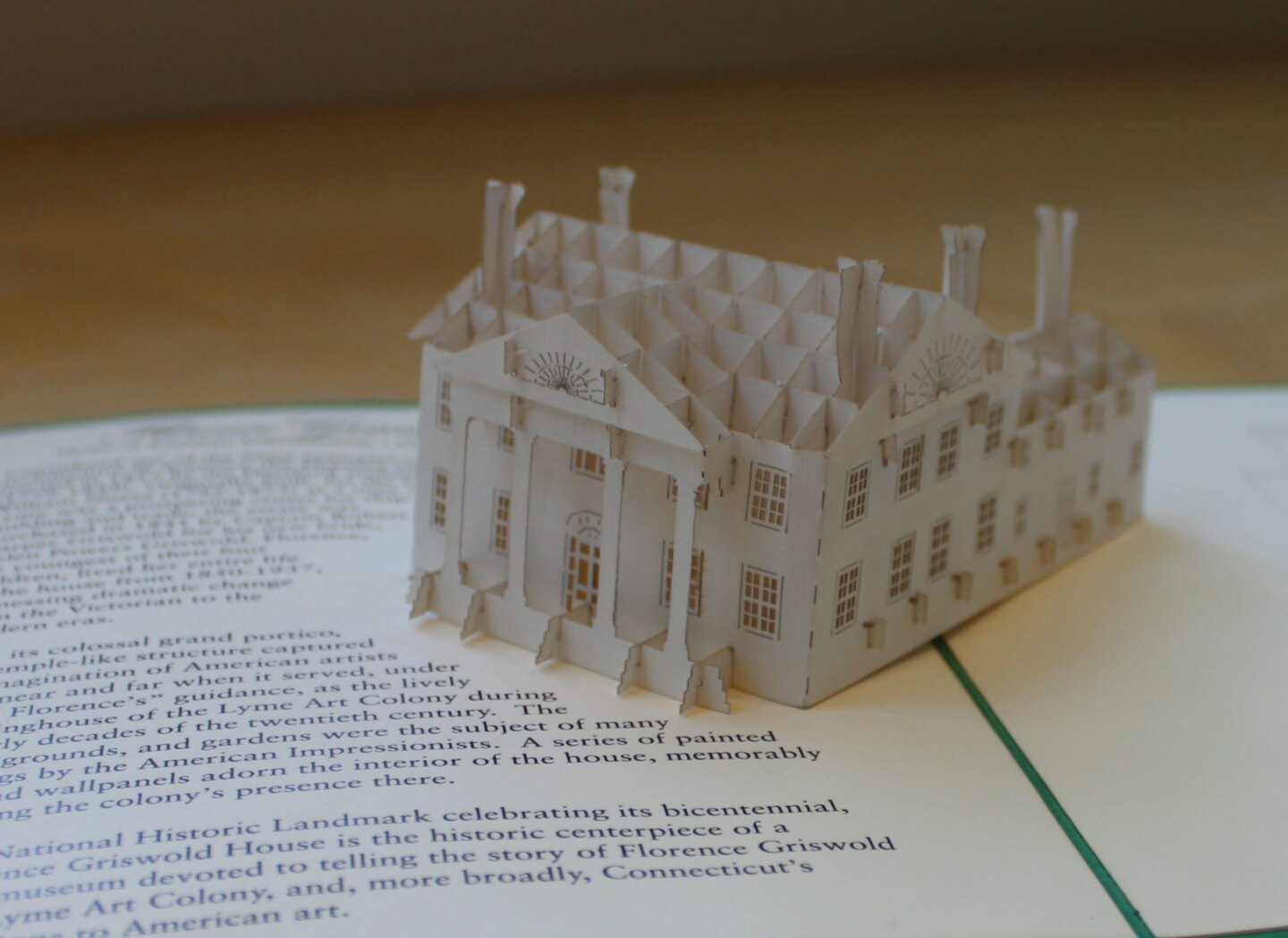 ON SALE Robert Sabuda pop-up card for 200th Anniversary of Florence Griswold House