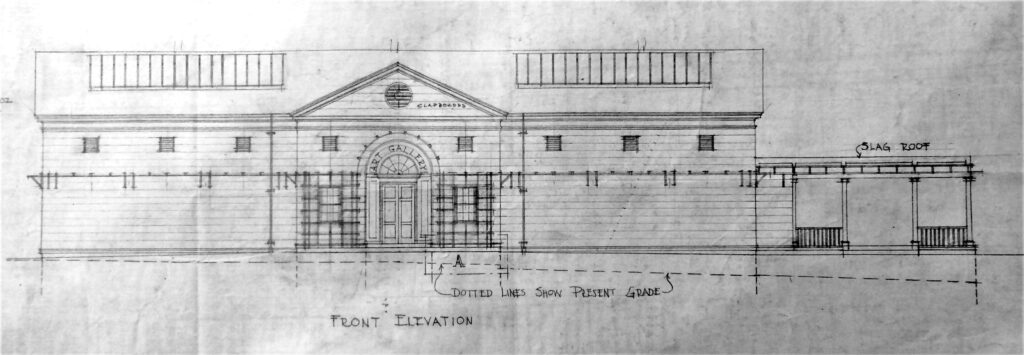 Lyme Art Association Elevation Drawing