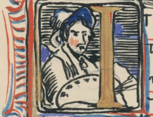 Letters: An Illuminated Letter from George Bruestle