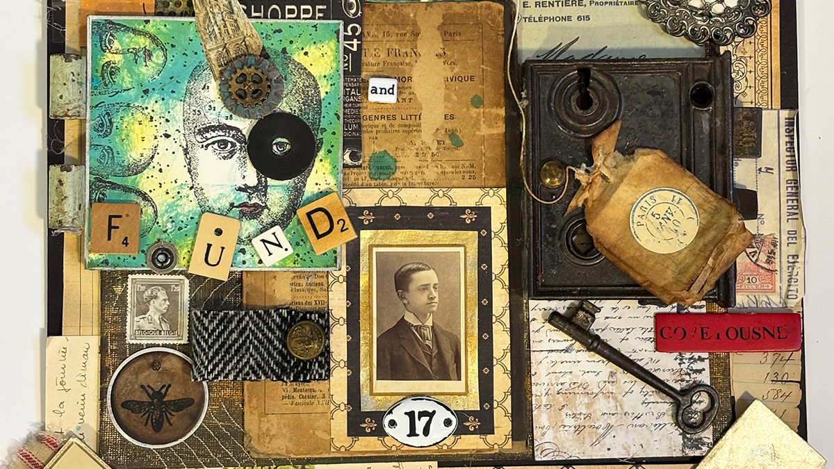 Art Bar - Mixed Media Assemblage